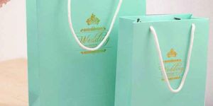 Colored Paper Carry Bag