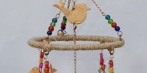 Bird Shape Wall Hanging