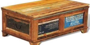 Antique Wooden Trunk