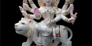 Marble Durga Statue