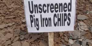 Unscreened Pig Iron Chips