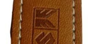 Brown Promotional Leather Keychain