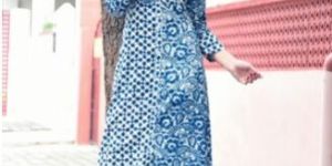 Indigo Hand Block Printed Kurti