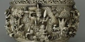 Burmese Silver Bowl