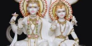 Marble Laxmi Narayan Statue