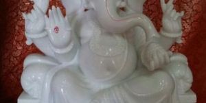 White Marble Ganesh Statue