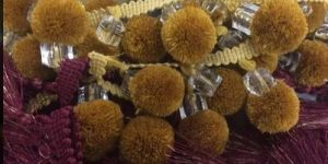 Multicolor Pom Pom Lace