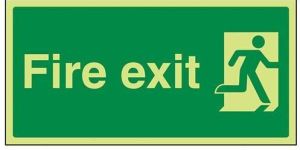 Fire Exit Signage Board