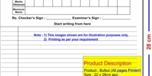 Pro Customized Answer Sheet