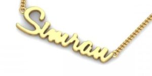 Customized Gold Plated Name Necklace