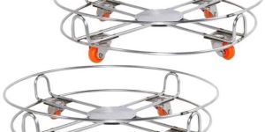 Stainless Steel Gas Cylinder Trolley