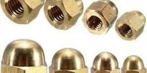 Brass Dome Nuts