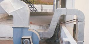 Exhaust Blower with Chimney