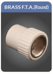 CPVC Brass Round FTA