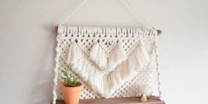 PH101 Macrame Plant Shelf