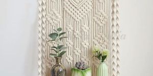 PH110 Macrame Plant Shelf