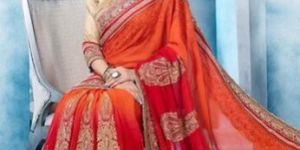 Georgette Chiffon Designer Saree