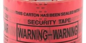 Warning Printed Tape