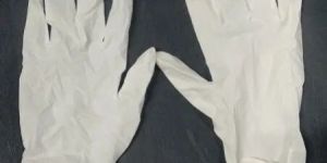 White Disposable Surgical Gloves