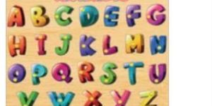 Plastic Large Alphabet Cutout