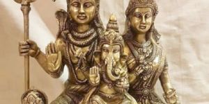 Brass Shiv Parivar Statues
