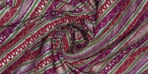 Indian Lining Muslin Foil Printed Fabric
