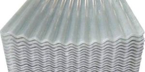 White Plain Fibre Roofing Sheet