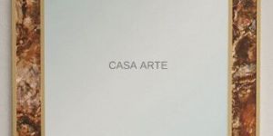 Brown Petrified Wood Mirror