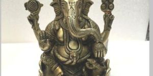 Metal God Statue of Lord Ganesha
