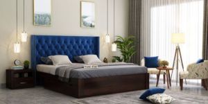 Upholstered Bed with Storage