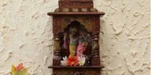 Wooden Wall Mounted Mandir