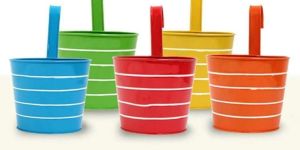 Single Hook Hanging Plastic Pot