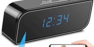 Hidden Camera Alarm Clock