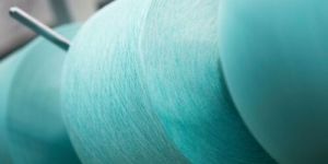 Blue Organic Cotton Yarn