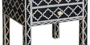 BONE INLAY STAR DESIGN BEDSIDE