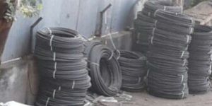 Black Plastic Roll Pipe