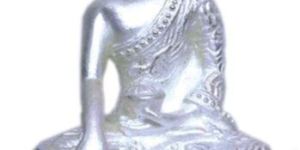 Silver Buddha Statue