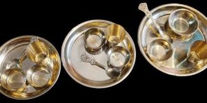 Brass Bhog Set