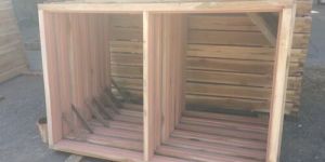 Wooden Double Window Frame