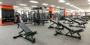COMMERCIAL STRENGTH BENCH AND RACKS