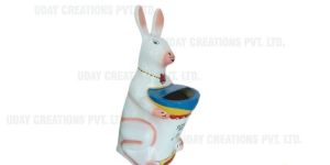 FRP Rabbit Dustbin