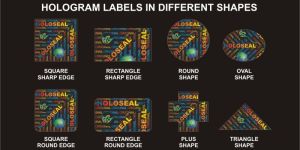 Hologram Sticker in Different Shapes