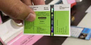 Holographic Strip on Pharma Labels