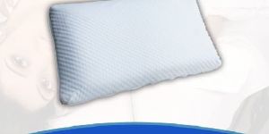 Cozymate Cool Gel Thin Memory Foam Pillow for Cervical, Shoulder, Back & Neck Pain Relief, Auto Adjustable Support for Comfortable Sleeping (with