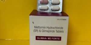 Metformin Hydrochloride SR 1000 Mg Glimipiride 2mg Tablets