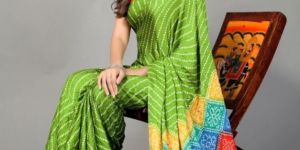 Bandhani Silk Saree