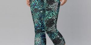 Black Printed Track Pant