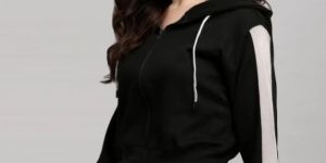 Cotton Fleece Blend Hoodie