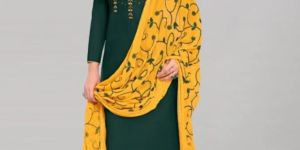 Cotton Handwork Unstitched Salwar Suit