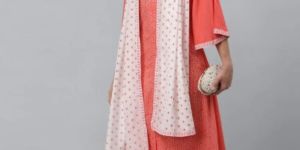 Khadi Printed Kurti Pant Dupatta